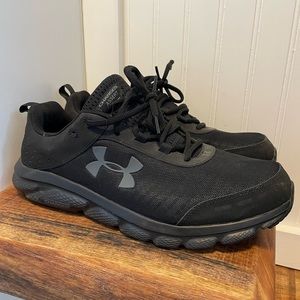 Men’s Under Armour Charged Assert Black Sneakers